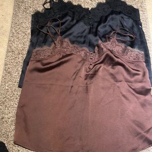 Abercrombie and Fitch, brown and black camisole new with tags size large